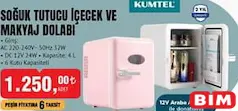 KUMTEL SOĞUK TUTUCU İÇECEK VE MAKYAJ DOLABI